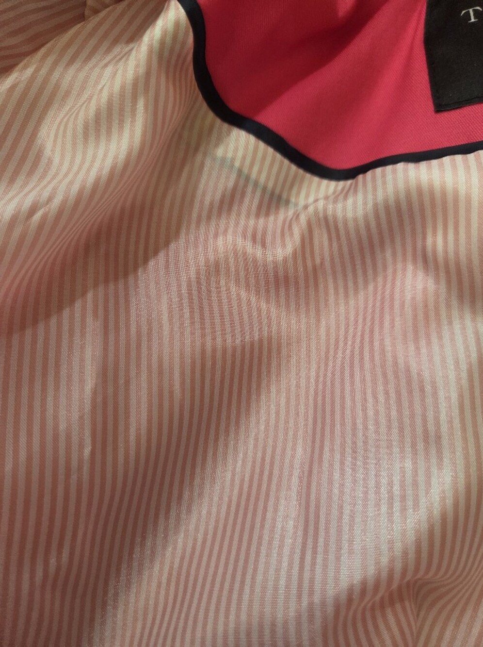 Talbots Women’s Pink Belted Trench Coat - Size XL - Picture 5 of 11